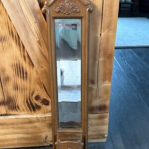 Vintage Ornate Homco Mirror Wall Pocket